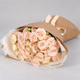 Букет из 9 кустовых кремовых роз — вид 2
